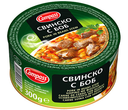 Pork in beans stew